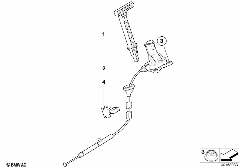 Genuine BMW 24507590201 E70 E71 Emergency Release (Inc. X5 3.0si, X5 3.0d & X6 35iX) | ML Performance UK Car Parts