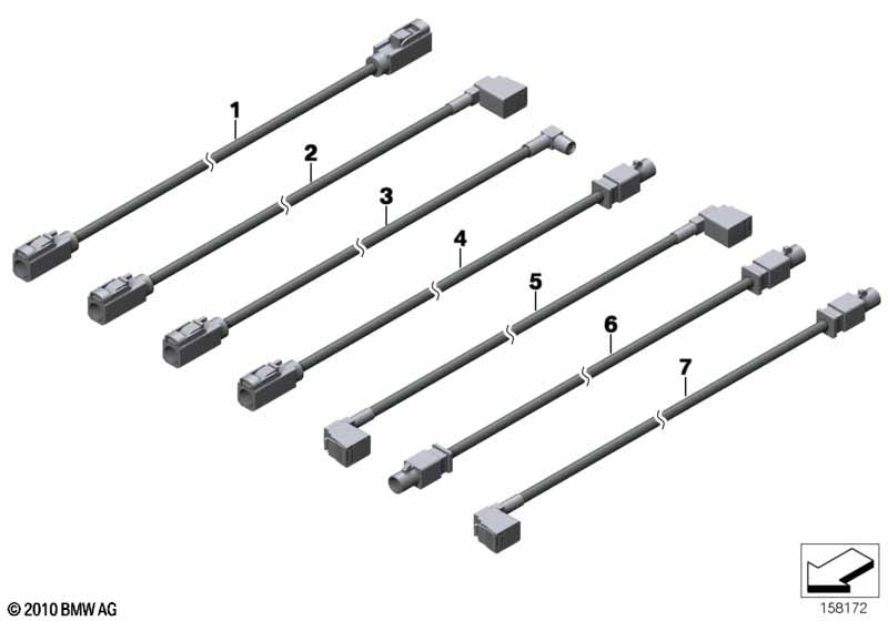 Universal aerial cable