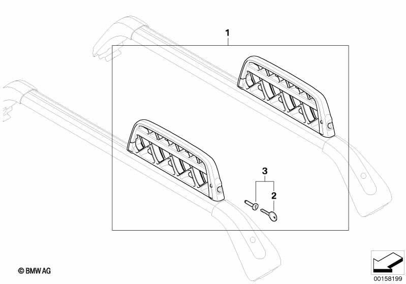 Ski/snowboard holder
