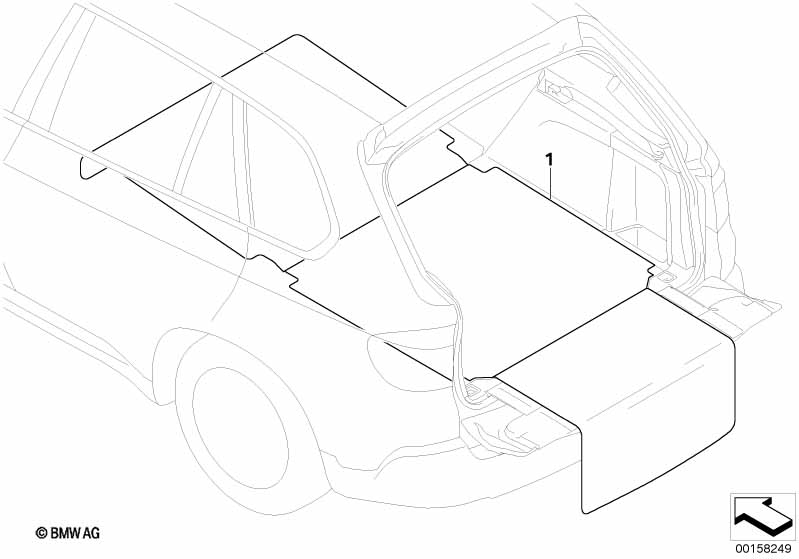 Cargo area reversible mat