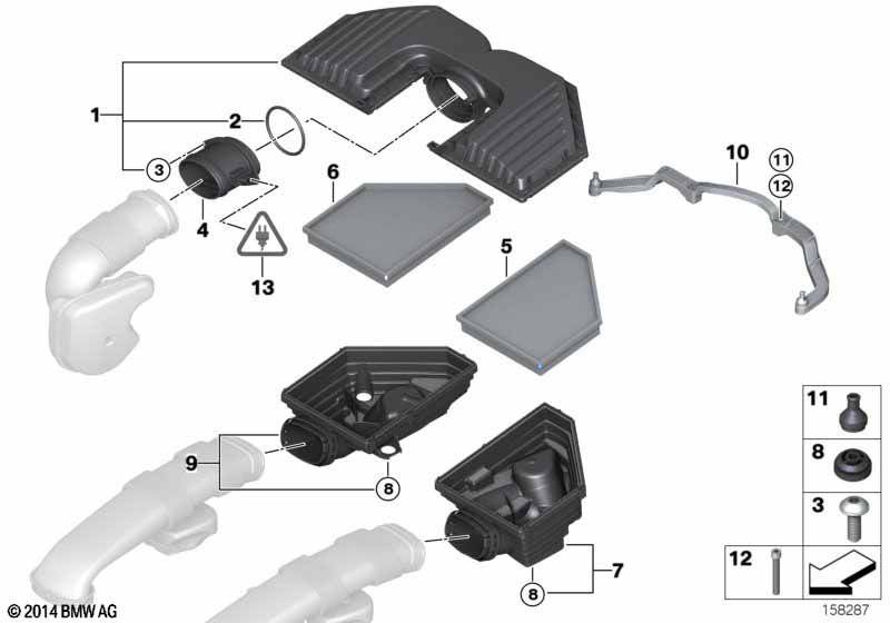 Genuine BMW 13717548902 E70 Holder, Cover (Inc. X5 4.8i) | ML Performance EU Car Parts