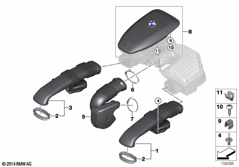 Genuine BMW 13717558733 E70 Screw (Inc. X5 4.8i) | ML Performance EU Car Parts