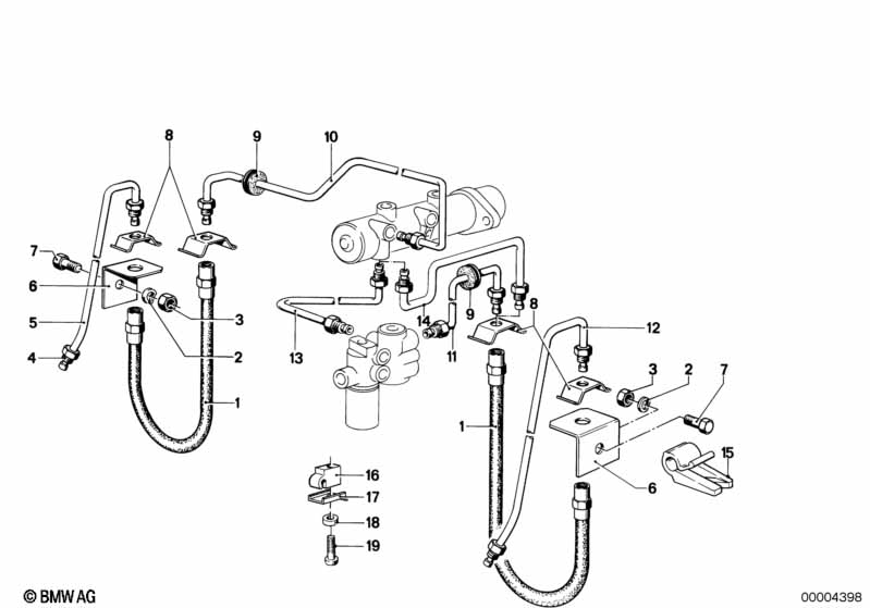 Genuine BMW 63121364431 E34 E24 E28 Cable Clamp D=6mm (Inc. 316, 528i & 325e) | ML Performance UK Car Parts
