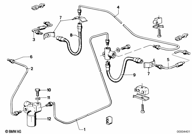 Genuine BMW 34321159881 Brake Hose Rear L=200MM | ML Performance EU Car Parts
