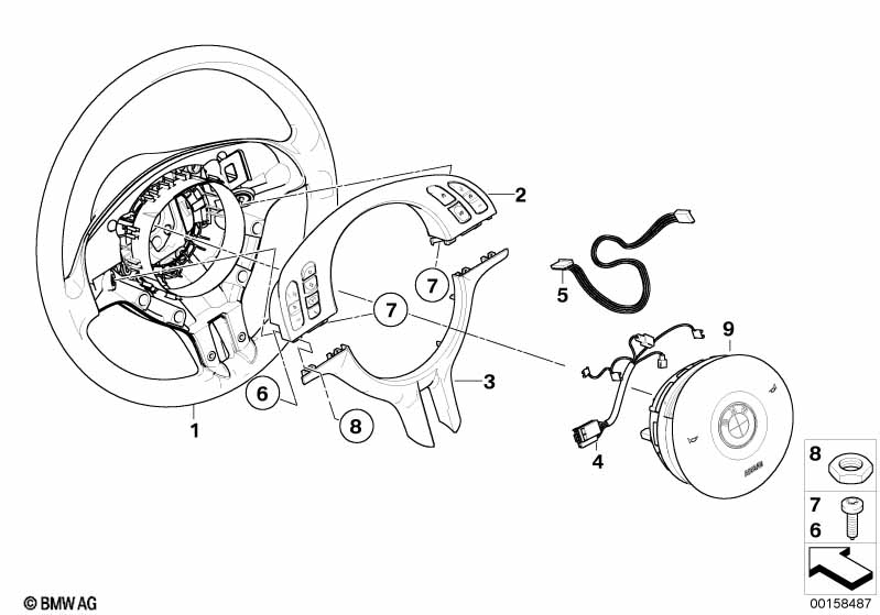 Sport st.whl.airbag-smart MF/decor.cover
