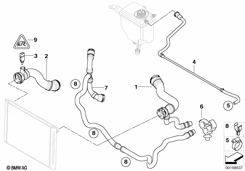 Genuine BMW 17127565782 Return Hose | ML Performance UK Car Parts