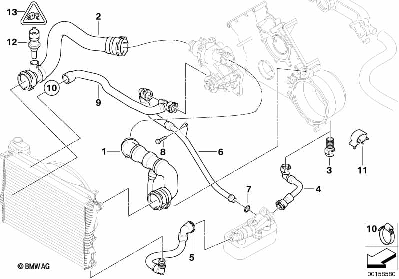 Cooling System Water Hoses