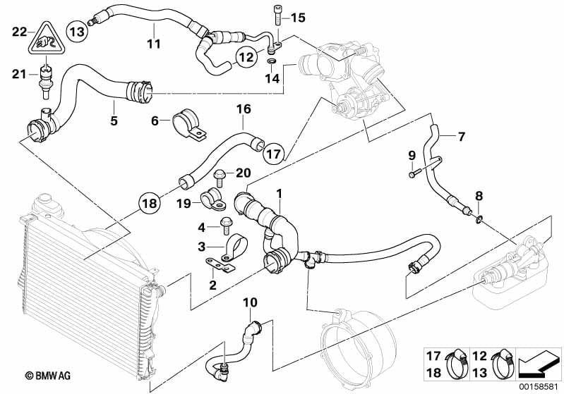 Cooling System Water Hoses