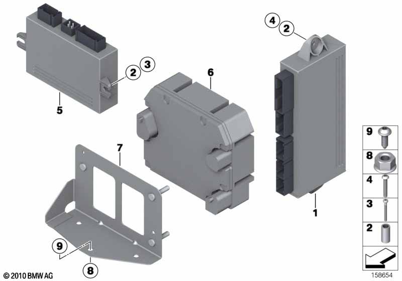 Control unit, doors and roof