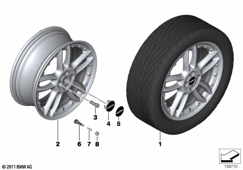 JCW LA wheel Double-Spoke R109 Composite