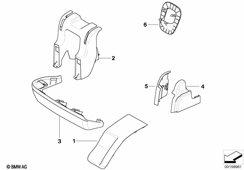 Genuine BMW 52307171980 E70 Trim, Seat Inner Right TABAK (Inc. X5) | ML Performance EU Car Parts