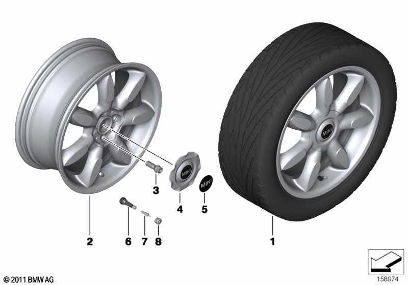 Obr. MINI st. le. Night Spoke, j.p.u