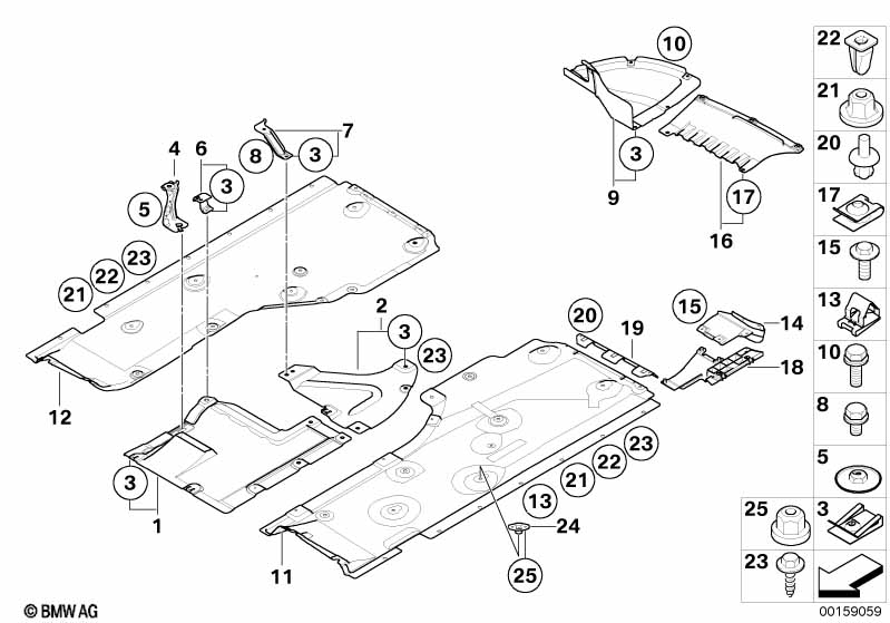 Genuine BMW 51757167421 E93 E87 E92 Underfloor Coating Center (Inc. 318i, 125i & 320i) | ML Performance EU Car Parts