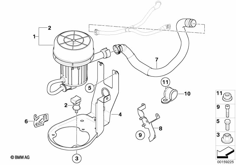 Genuine BMW 11727966229 E65 Pressure Hose Assy (Inc. AlpinaB7) | ML Performance UK Car Parts