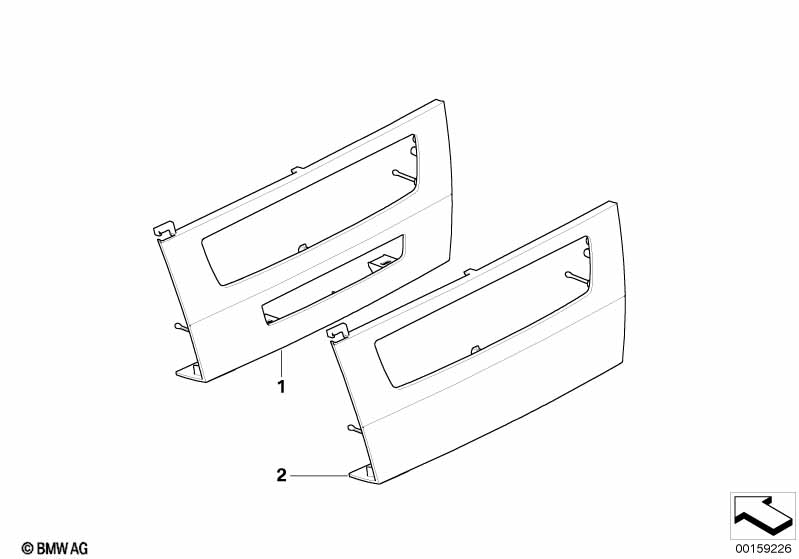 Individual trim cover MASK / CCC