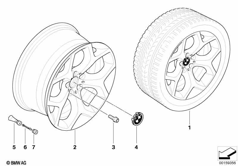 BMW LA wheel Y-spoke 214