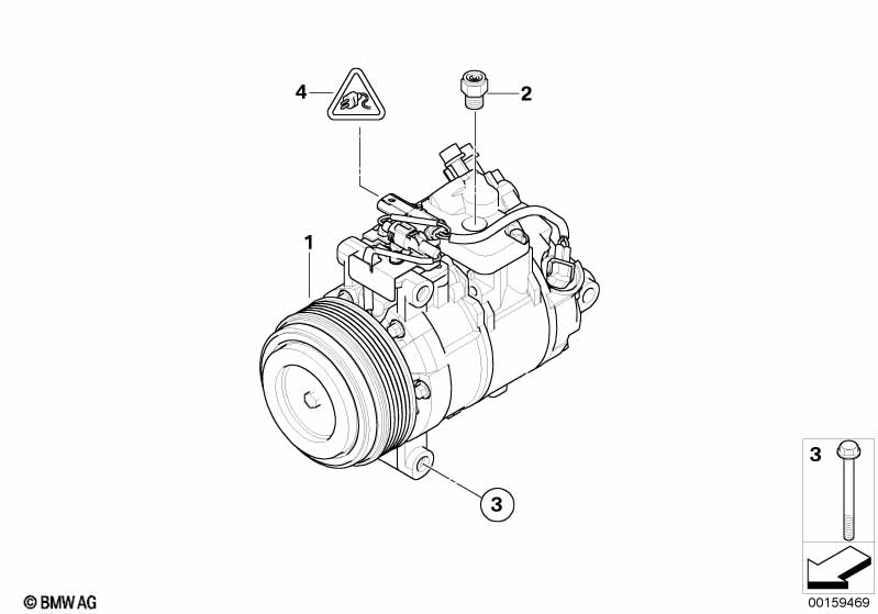 Genuine BMW 07119906141 E53 E64 E87 Hex Bolt With Washer M8X85-U1-8.8 (Inc. M5, 740i & 320d) | ML Performance UK Car Parts