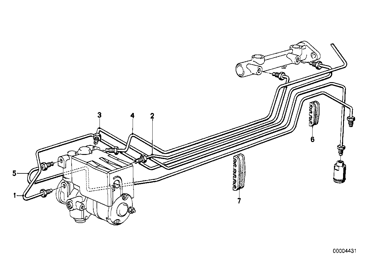 Genuine BMW 34512225867 E30 Pipe M10/M12- 603mm (Inc. M3) | ML Performance UK Car Parts