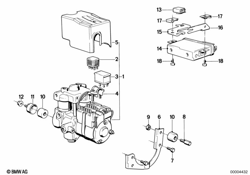 Anti block system-control unit