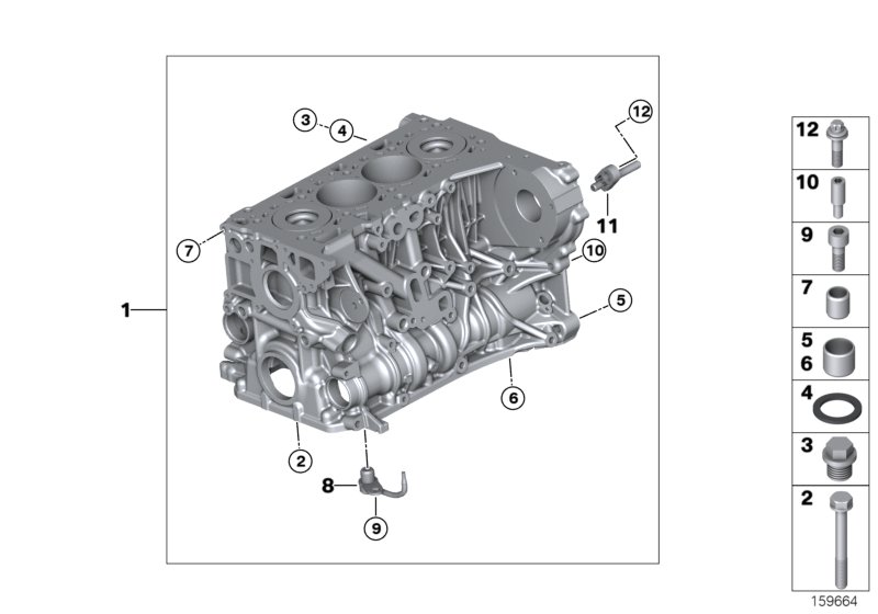 Genuine BMW 11118571560 G15 G01 F02 Asa-Bolt M10X85 (Inc. 730dX, 530d 155kW & X5 30dX) | ML Performance UK Car Parts