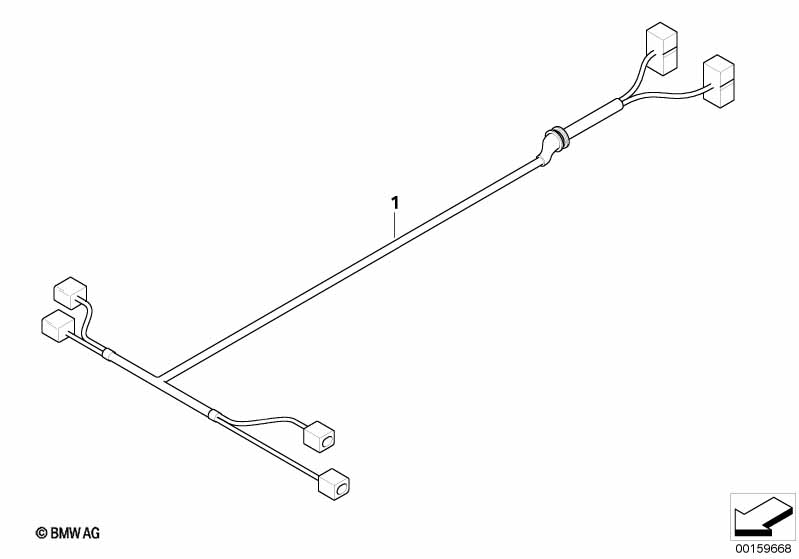 Wiring harness, engine, injector module