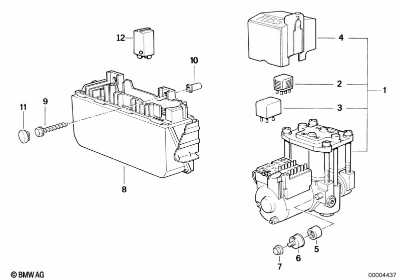 Anti block system-control unit