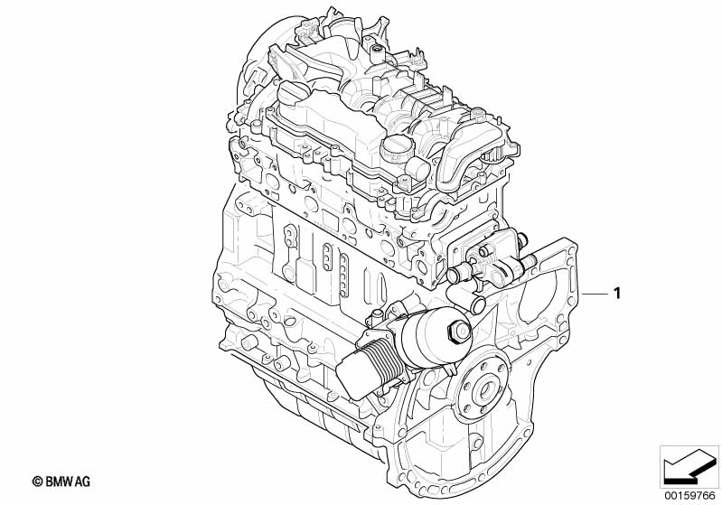 Genuine BMW 11517809191 R56 Thermostat Housing With Thermostat (Inc. Cooper D & One D) | ML Performance UK Car Parts