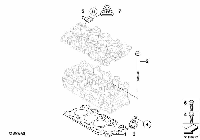 Genuine BMW 11127805936 R56 Cylinder Head Bolt M11X150mm (Inc. One D & Cooper D) | ML Performance UK Car Parts