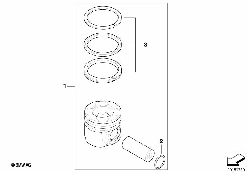 Genuine BMW 11257805956 R56 Snap Ring (Inc. One D & Cooper D) | ML Performance UK Car Parts