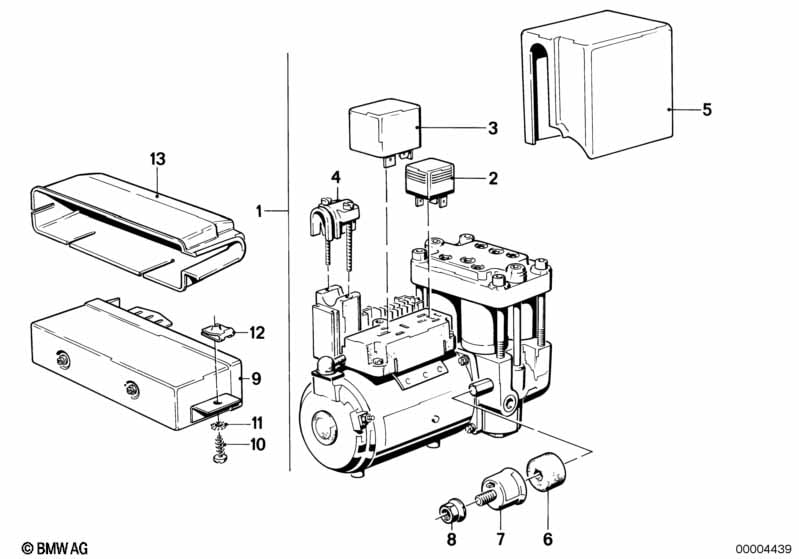 Anti block system-control unit