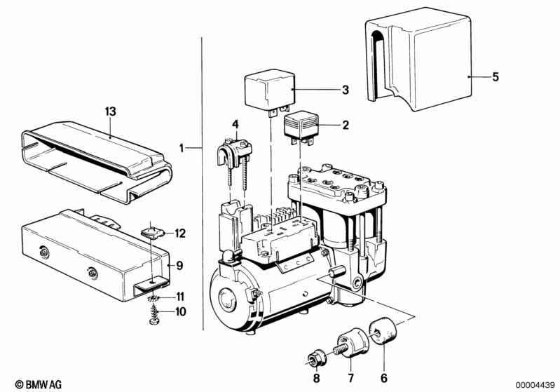 Anti block system-control unit
