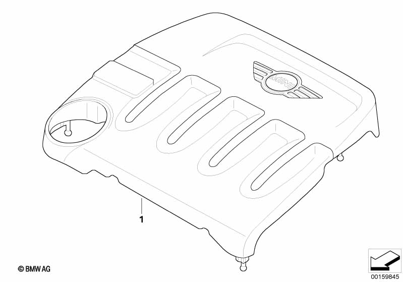 Genuine BMW 11147800389 R56 Sound Protection Cap (Inc. One D & Cooper D) | ML Performance UK Car Parts