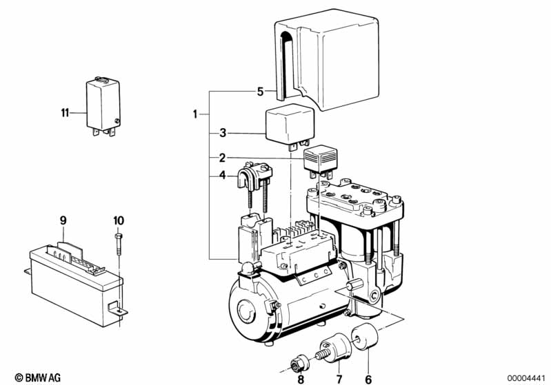 Anti block system-control unit