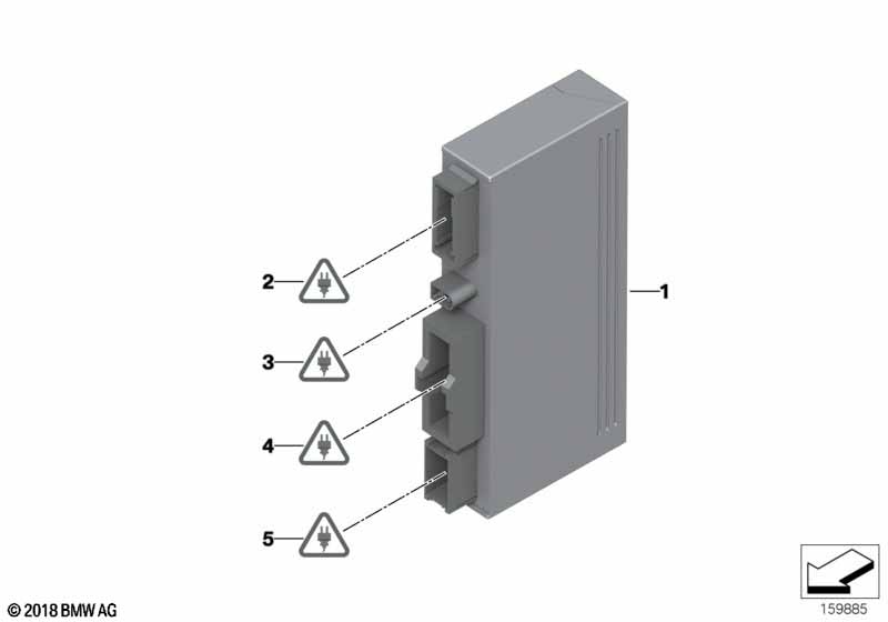 ECU for convertible top module