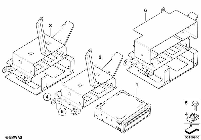 Genuine BMW 65103405141 E83 Support Bracket, Navigation Computer (Inc. X3) | ML Performance EU Car Parts