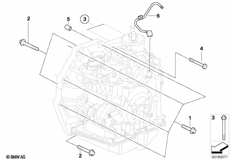 Fixação/ventilação caixa velocidades