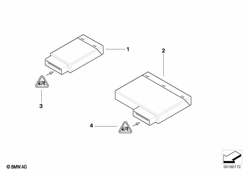 ECU for switch center in center console