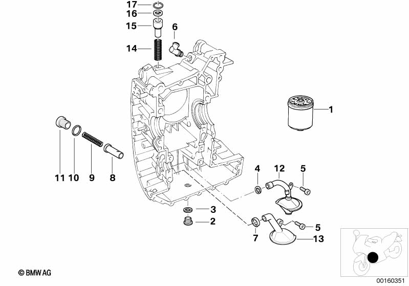 Lubrication system-Oil filter