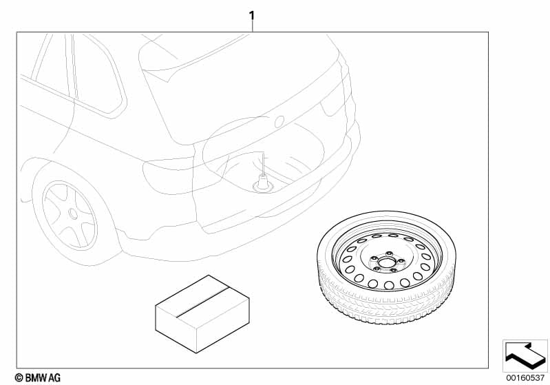 Retrofit emergency wheel