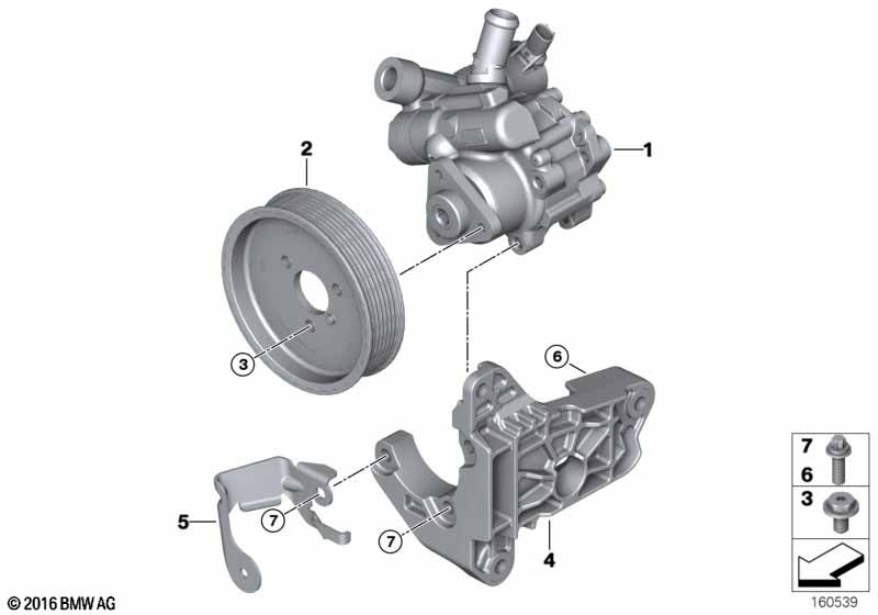 Genuine BMW 07129905519 E81 E92 Asa-Bolt M8X25-U1-8.8 (Inc. 320i, 760i & M6) | ML Performance UK Car Parts