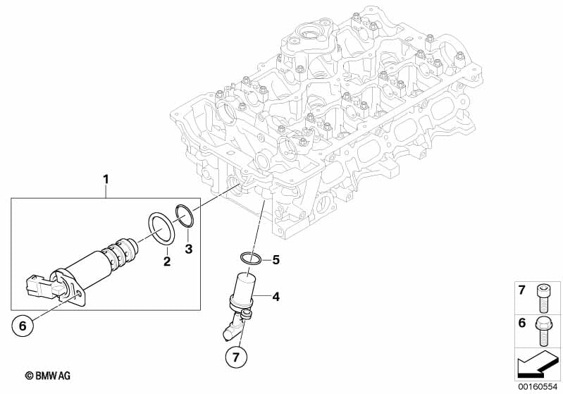 Cylinder head, electr. add-on parts