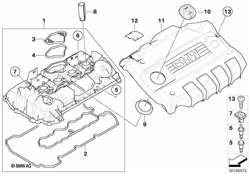 Cylinder head cover