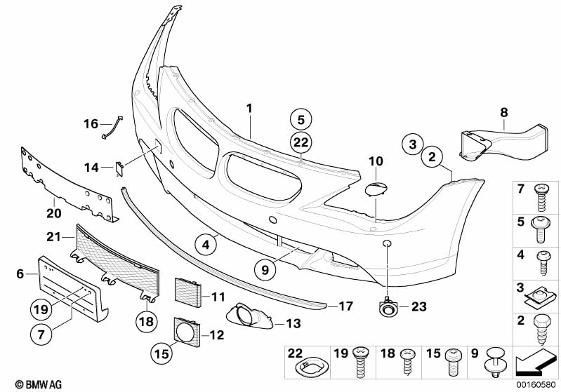 Genuine BMW 51117055525 E63 E64 Cover, Fog Lamp, Left (Inc. 650i) | Duco Car Parts UK Car Parts