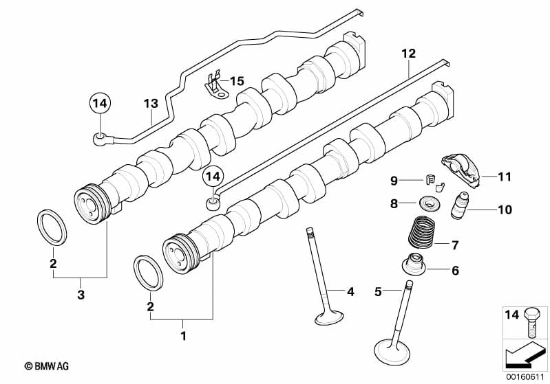 Valve timing gear - camshaft/valves