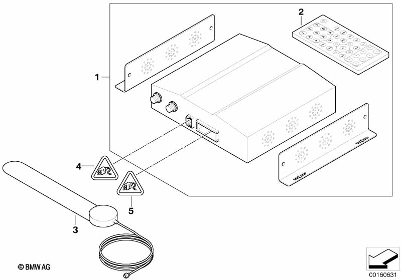 Genuine BMW 61136954554 E84 G14 E83 Universal Socket Housing Uncoded 6 POL. MQS (Inc. 428iX) | ML Performance UK Car Parts