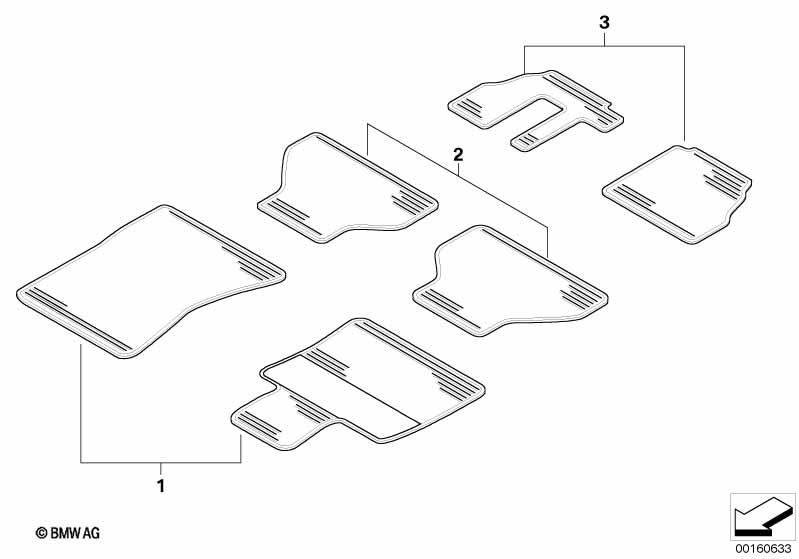 Rubber floor mats
