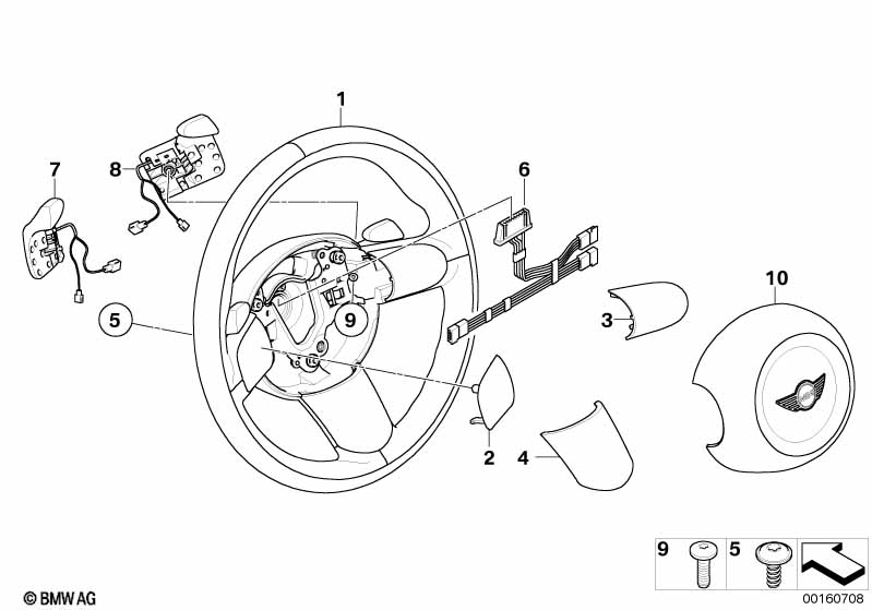 Sportovní volant airbag Steptronic