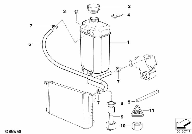 Genuine BMW 17111741166 E38 E31 Hose Clamp D=15mm (Inc. L7, 750iLS & 850Ci) | ML Performance EU Car Parts