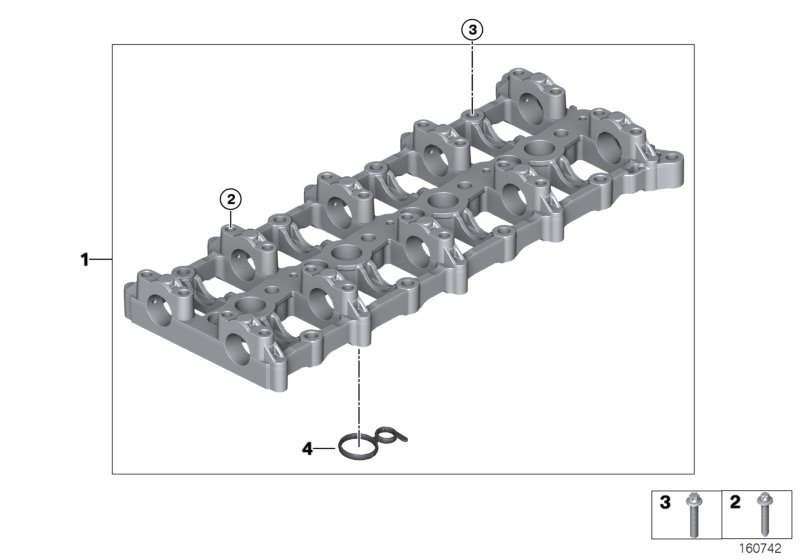 Genuine BMW 11317801703 F25 F23 E93 Profile-Gasket (Inc. X5 25dX, 520d ed & X1 18dX) | ML Performance UK Car Parts
