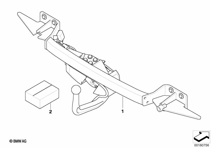 Retrofit kit, tr. cpl., elec. swiveling